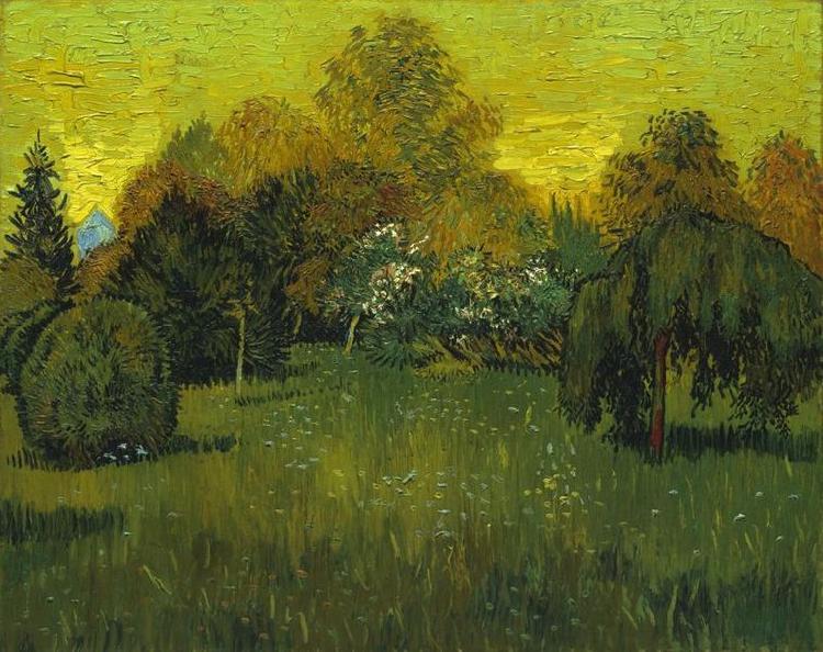 Vincent Van Gogh The Poets Garden oil painting image